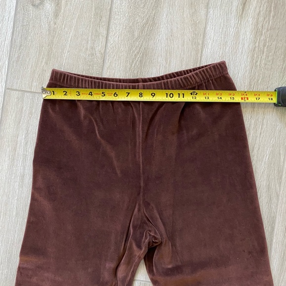 Moda International Vintage Brown Velvet Pants Size Large - Picture 4 of 8